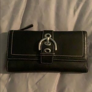 Black coach wallet